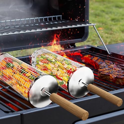 Barbecue Stainless Steel Folding Grill Basket缩略图