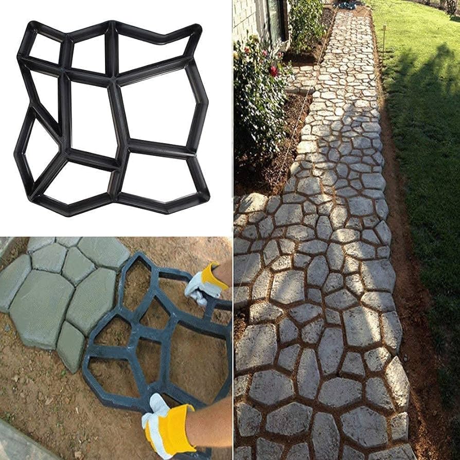 DIY concrete paving molds