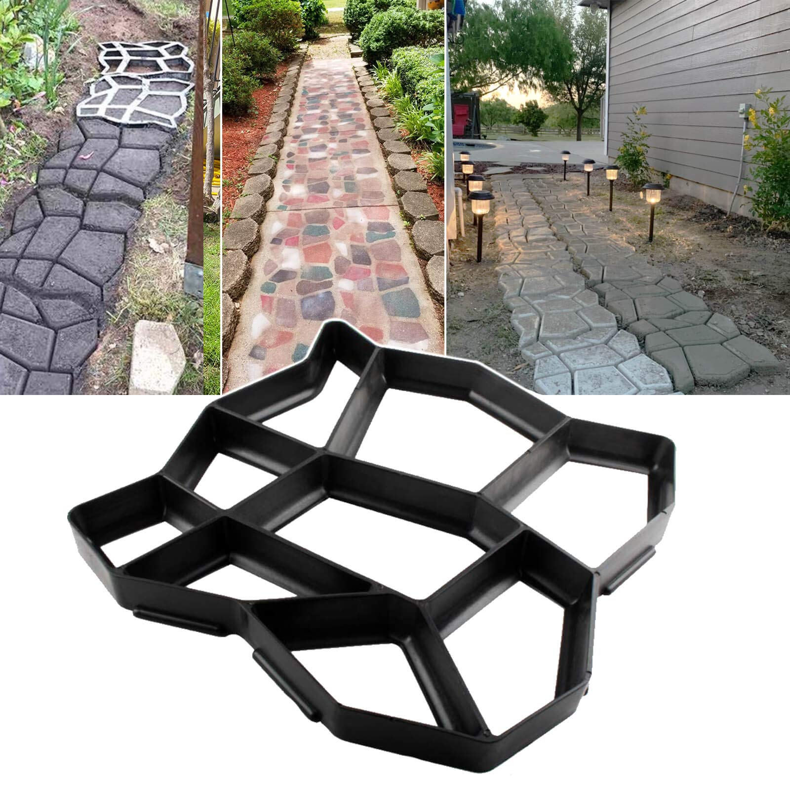 How to use paving molds for garden paths