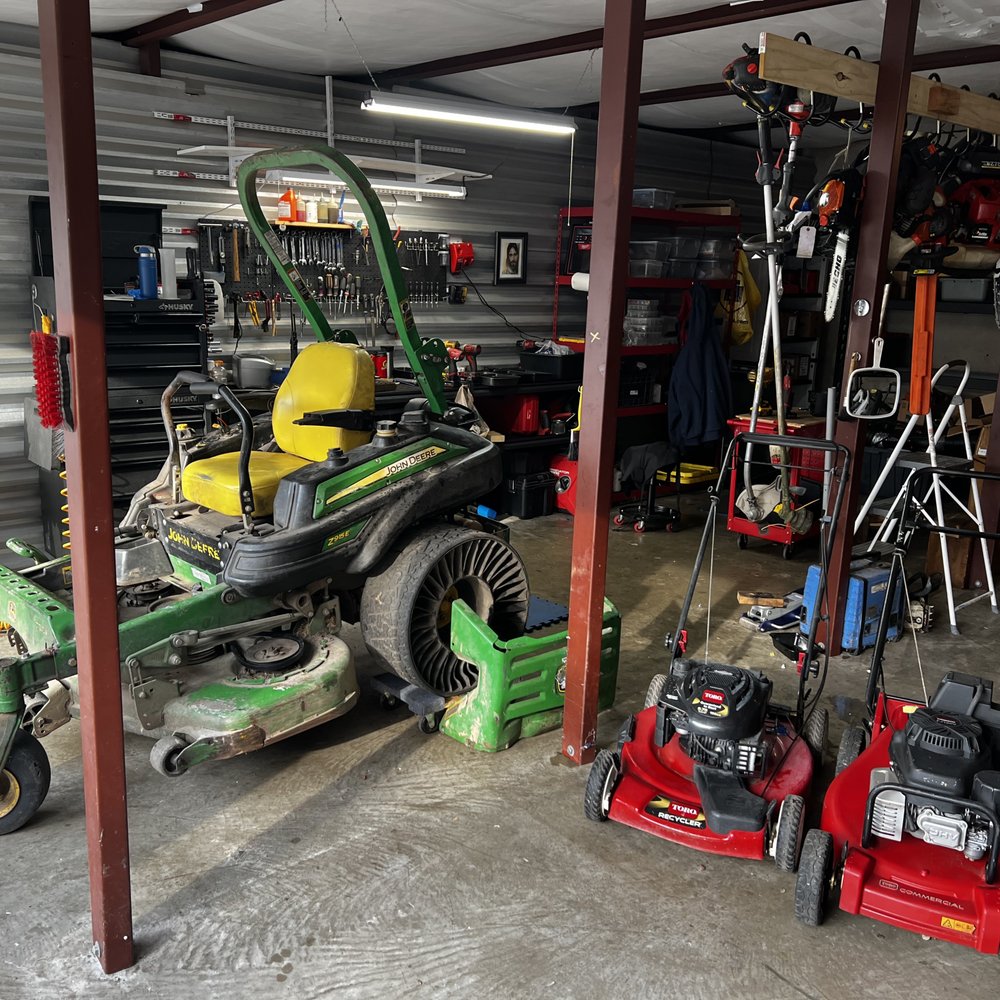 lawn mower repair shop