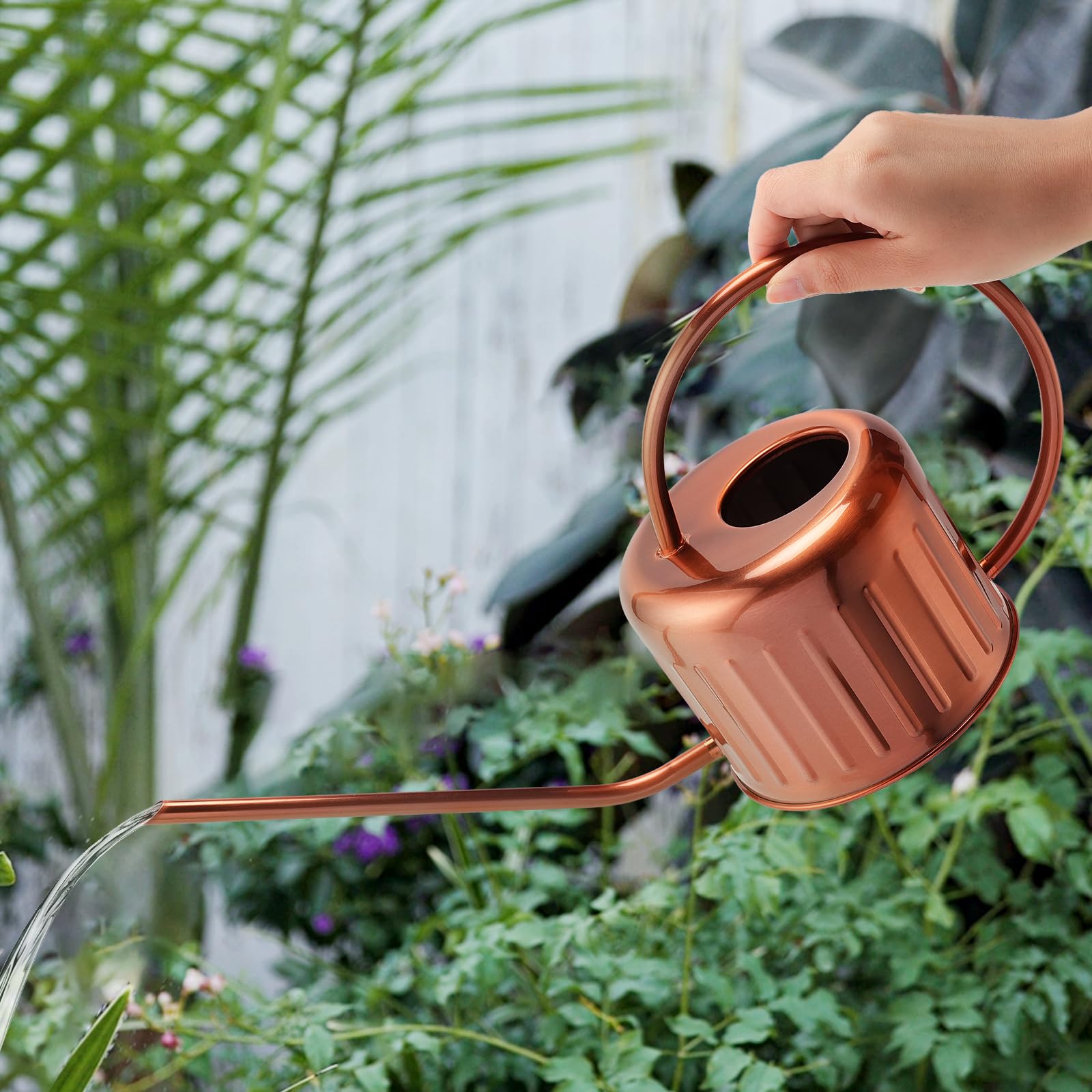 copper watering can